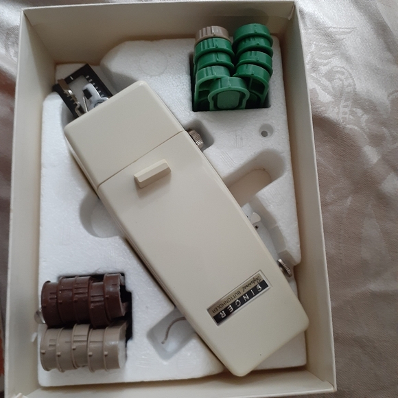 Vntg Singer Prof. Sewing Pro Button Hole Sewing Attachment 🍬*Mint* - Picture 4 of 17